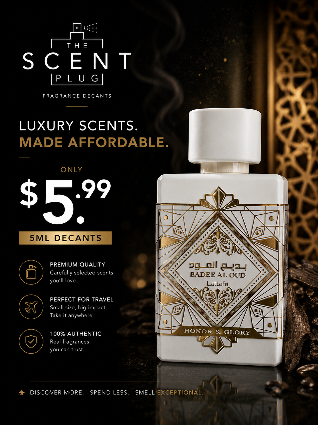 Lattafa Bade'e Al Oud Honor & Glory (5ml)